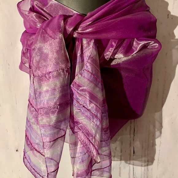 Purple Beaded Sarong NWT - Picture 1 of 4